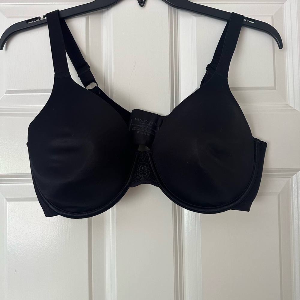 Vanity Fair Black Full-Coverage Bra Intimates